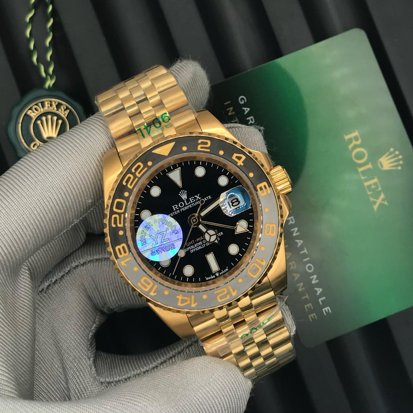 Rolex GMT Master three line Chain Automatic Watch