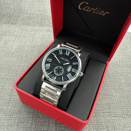 Cartier Circle Dial in Chain Battery Watch